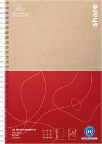 Produktbild: share Collegeblock A5 kariert 100 Blatt