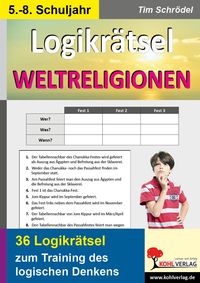 Produktbild: Logikr&auml;tsel Weltreligionen