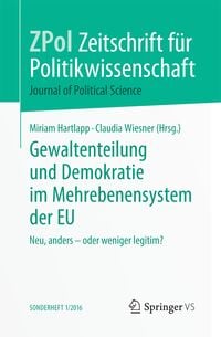 Produktbild: Gewaltenteilung und Demokratie im Mehrebenensystem der EU