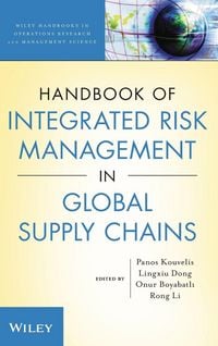 Produktbild: The Handbook of Integrated Risk Management in Global Supply Chains