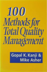 Produktbild: 100 Methods for Total Quality Management