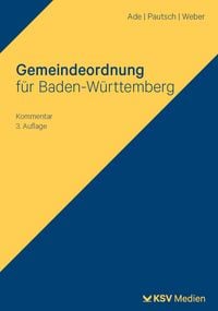 Produktbild: Gemeindeordnung f&uuml;r Baden-W&uuml;rttemberg