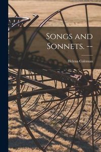 Produktbild: Songs and Sonnets. --