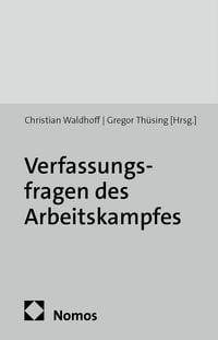 Produktbild: Verfassungsfragen des Arbeitskampfes
