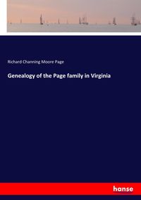 Produktbild: Genealogy of the Page family in Virginia