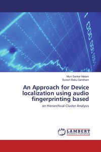 Produktbild: An Approach for Device localization using audio fingerprinting based