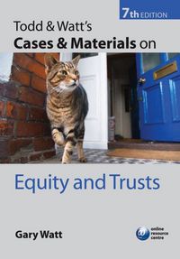 Produktbild: Todd & Watt's Cases and Materials on Equity and Trusts