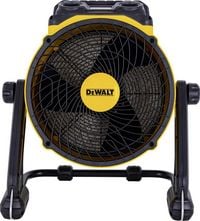 Produktbild: DEWALT DXF1652 Bodenventilator 116W Yellow LED-Display, Timer, inkl. Luftreiniger