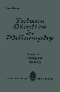 Produktbild: Studies in Philosophical Psychology