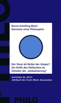 Produktbild: Bruno-Schelling-Bloch. Elemente einer Philosophie.