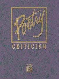 Produktbild: Poetry Criticism