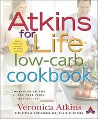 Produktbild: Atkins for Life: Low-Carb Cookbook
