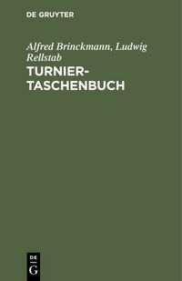 Produktbild: Turnier-Taschenbuch