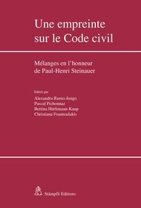 Produktbild: Une empreinte sur le Code civil