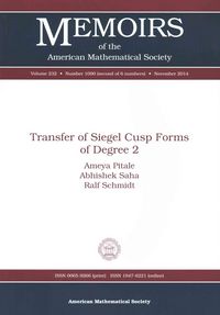 Produktbild: Pitale, A:  Transfer of Siegel Cusp Forms of Degree 2