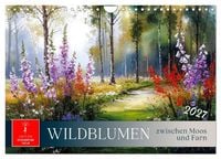 Produktbild: Wildblumen zwischen Moos und Farn (Wandkalender 2027 DIN A4 quer), CALVENDO Monatskalender