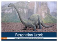Produktbild: Faszination Urzeit - wenn Spielzeugdinos zum Leben erwachen (Wandkalender 2026 DIN A2 quer), CALVENDO Monatskalender