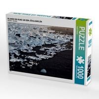Produktbild: CALVENDO Puzzle ISLANDS EIS RUND UM DEN J&Ouml;KULS&Agrave;RL&Ograve;N | 1000 Teile Lege-Gr&ouml;&szlig;e 64x48cm Foto-Puzzle f&uuml;r gl&uuml;ckliche Stunden