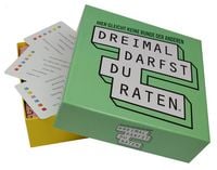 Produktbild: Pegasus - Dreimal darfst du raten - Hier gleicht keine Runde der Anderen, Kartenspiel