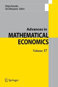 Produktbild: Advances in Mathematical Economics Volume 17