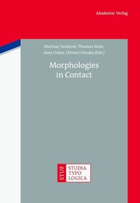 Produktbild: Morphologies in Contact