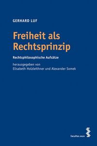 Produktbild: Freiheit als Rechtsprinzip