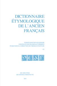 Produktbild: Dictionnaire &eacute;tymologique de l&rsquo;ancien fran&ccedil;ais (DEAF). Buchstabe F. Fasc 2