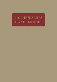 Produktbild: Biochemisches Handlexikon