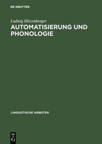 Produktbild: Automatisierung und Phonologie