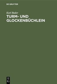 Produktbild: Turm- und Glockenb&uuml;chlein