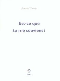 Produktbild: Est-ce que tu me souviens ?