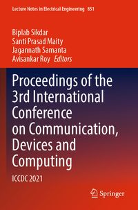 Produktbild: Proceedings of the 3rd International Conference on Communication, Devices and Computing