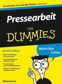 Produktbild: Pressearbeit f&uuml;r Dummies