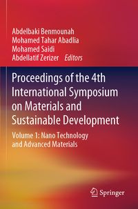 Produktbild: Proceedings of the 4th International Symposium on Materials and Sustainable Development