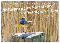 Produktbild: Naturparadies Nordstrand und Beltringharder Koog (Tischkalender 2026 DIN A5 quer), CALVENDO Monatskalender