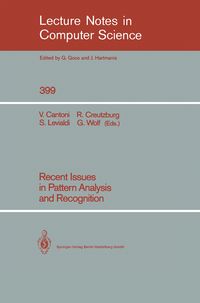 Produktbild: Recent Issues in Pattern Analysis and Recognition