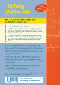 'Erfolg im Mathe-Abi 2024 Mündliche Prüfung Basisfach Baden-Württemberg ...