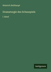 Produktbild: Dramaturgie des Schauspiels