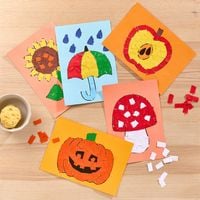Produktbild Bastelset - Erstes Kleben Herbstbilder