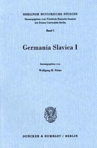 Bild vom Artikel Germania Slavica I. vom Autor Wolfgang H. Fritze