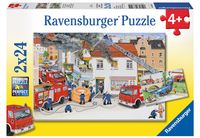 Bild vom Artikel Puzzle Ravensburger Bei der Feuerwehr 2 X 24 Teile vom Autor 