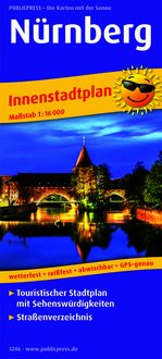 Produktbild: N&uuml;rnberg. Innenstadtplan 1:16 000