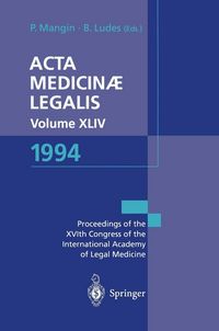 Produktbild: Acta Medicin&aelig; Legalis. Volume XLIV. 1994