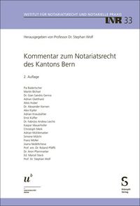 Produktbild: Kommentar zum Notariatsrecht des Kantons Bern