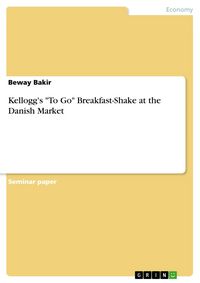 Produktbild: Kellogg's "To Go" Breakfast-Shake at the Danish Market