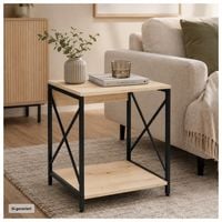 Produktbild: HTI-Living Beistelltisch Cedrik Artisaneiche-Schwarz Beistelltisch Cedrik Artisaneiche-Schwarz