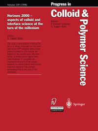 Produktbild: Horizons 2000 &mdash; aspects of colloid and interface science at the turn of the millenium