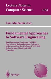 Produktbild: Fundamental Approaches to Software Engineering