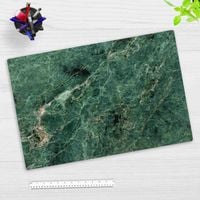Produktbild: Cover-your-desk Schreibtischunterlage f&uuml;r Kinder und Erwachsene Gr&uuml;ner Marmor natur, aus hochwertigem Vinyl , 60 x 40 cm