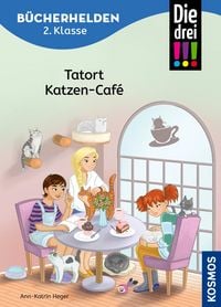 Produktbild: Die drei !!!, B&uuml;cherhelden 2. Klasse, Tatort Katzen-Caf&eacute; (drei Ausrufezeichen)